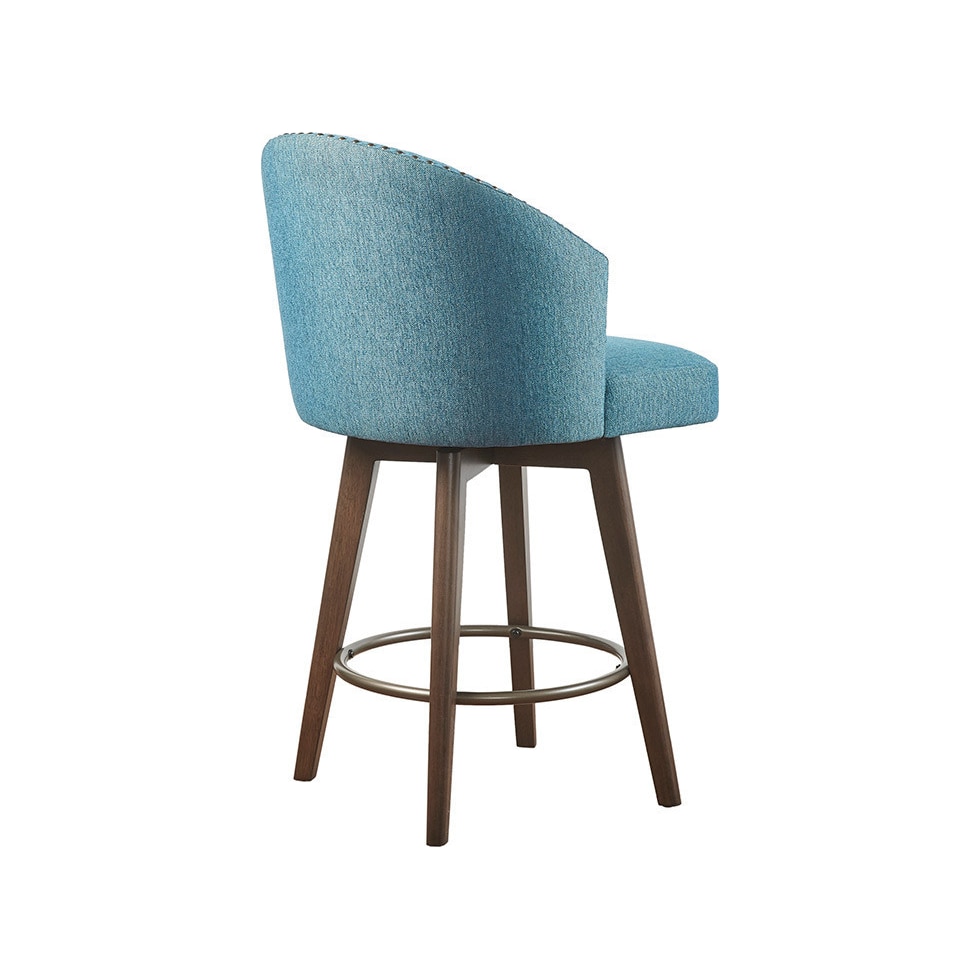 caterina blue counter height stool   