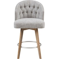 caterina gray counter height stool   