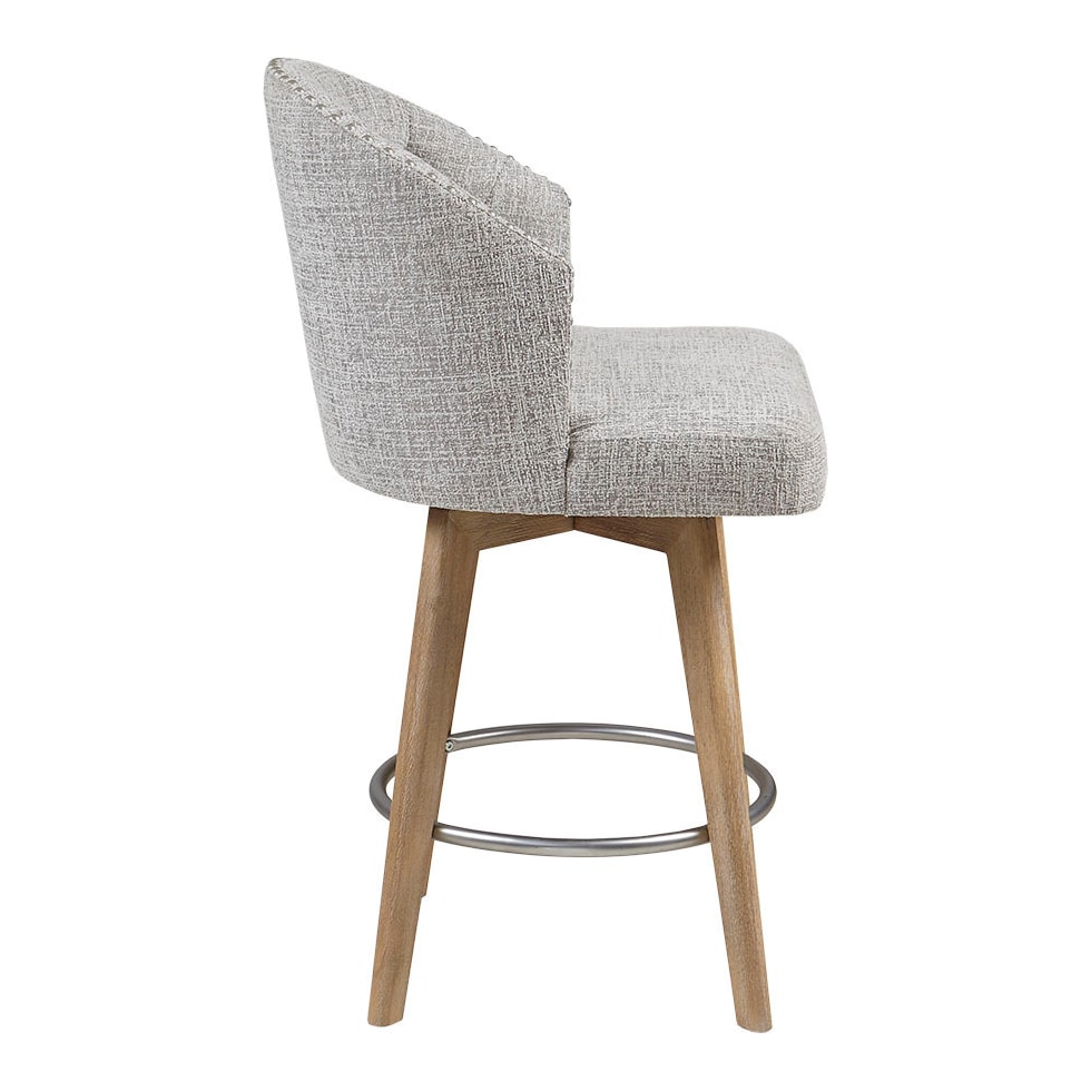 caterina gray counter height stool   