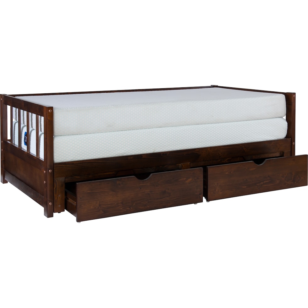 cayden dark brown daybed   