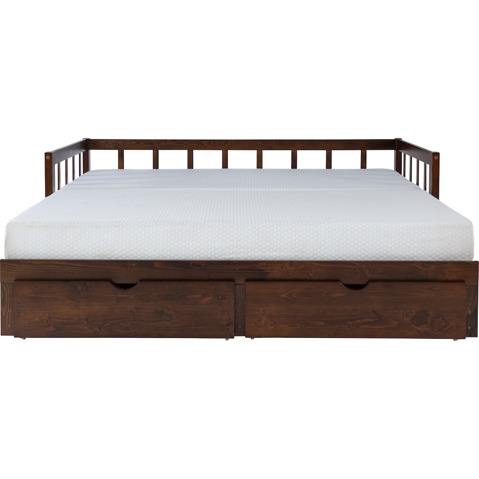 cayden dark brown daybed   