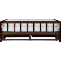 cayden dark brown twin bed   