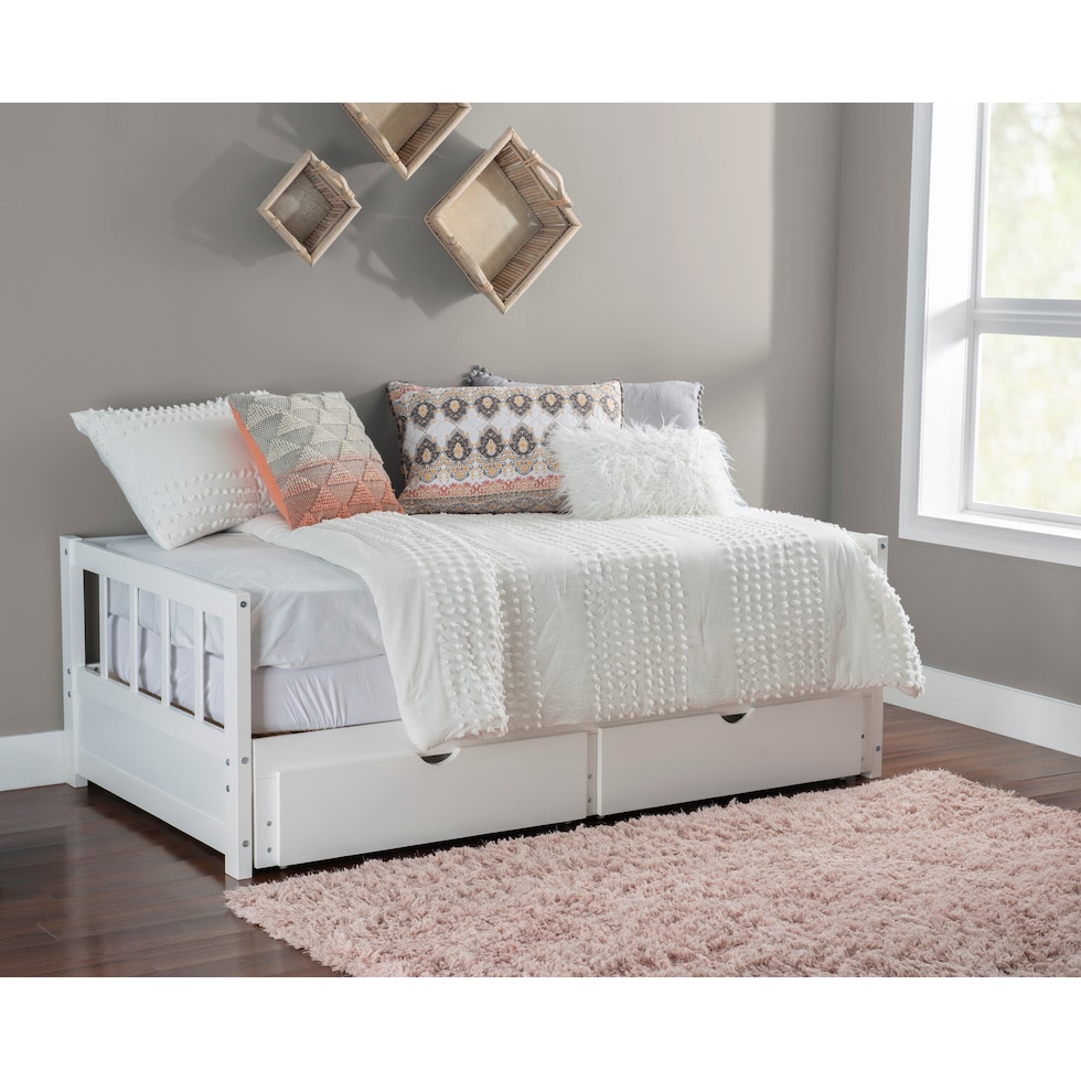 cayden white daybed   