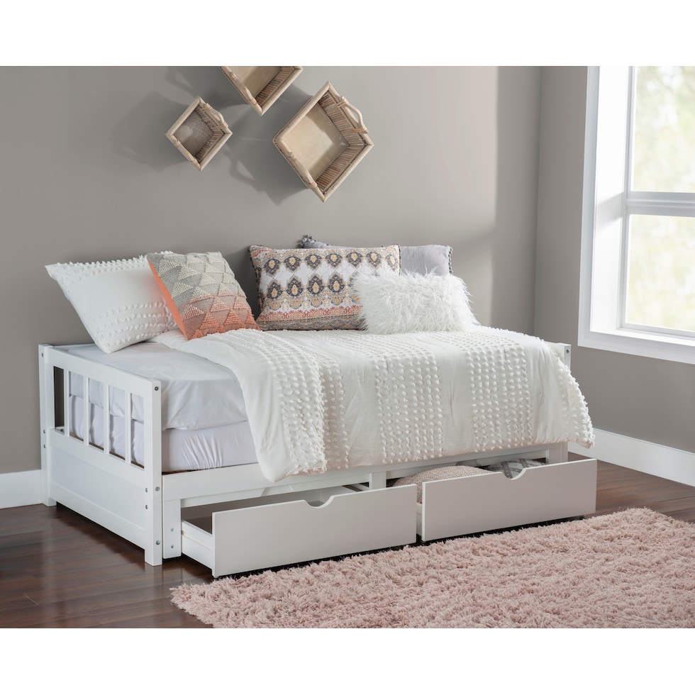 cayden white daybed   