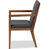 cecilia gray accent chair   