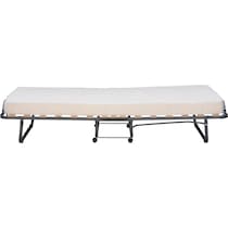 cedric black folding bed   