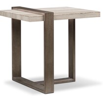 celadon marble end table   
