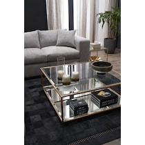 celeste gold coffee table   