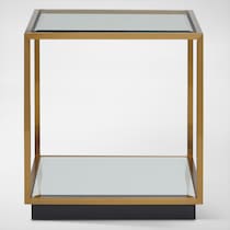 celeste gold end table   