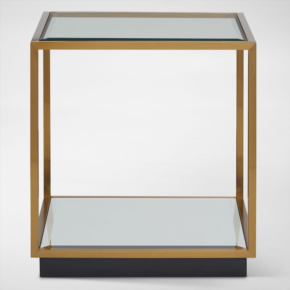 celeste gold end table   