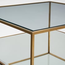 celeste gold end table   