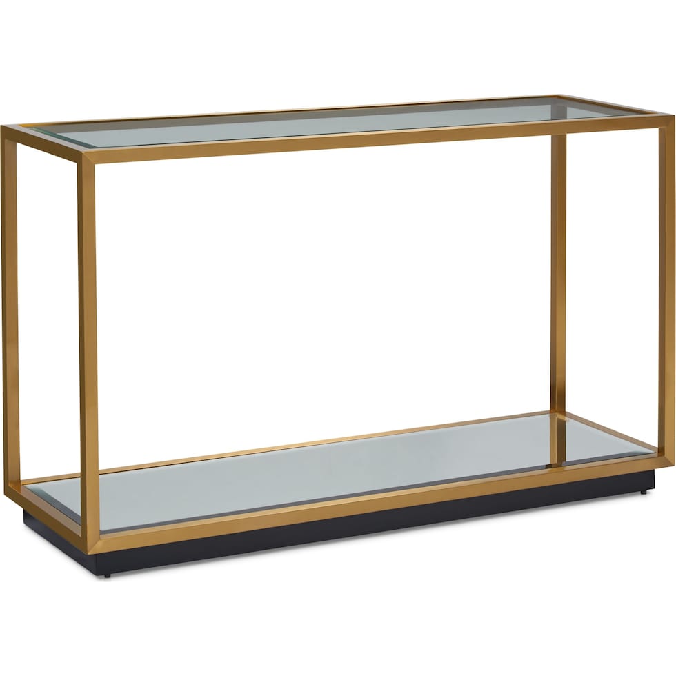 celeste gold sofa table   