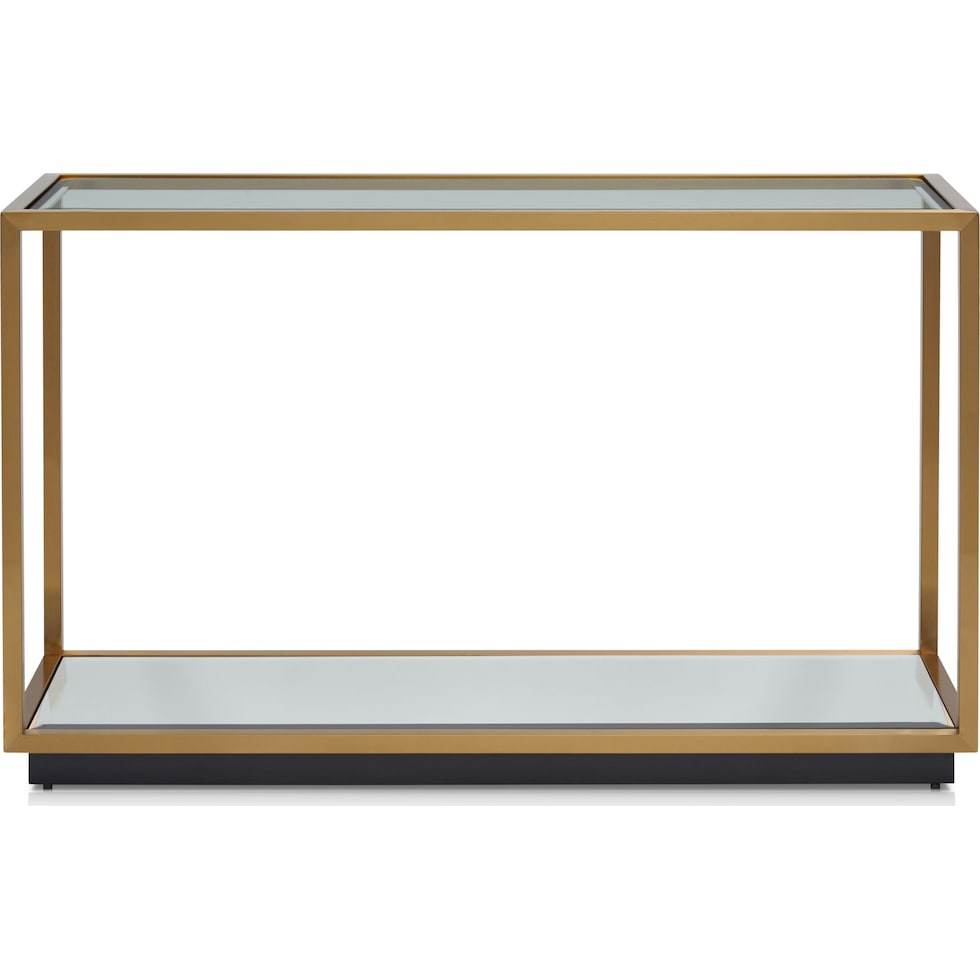 celeste gold sofa table   