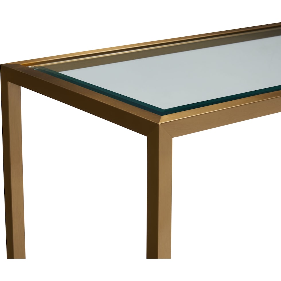 celeste gold sofa table   