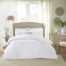 celestia white queen bedding set   