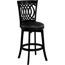 celina black bar stool   