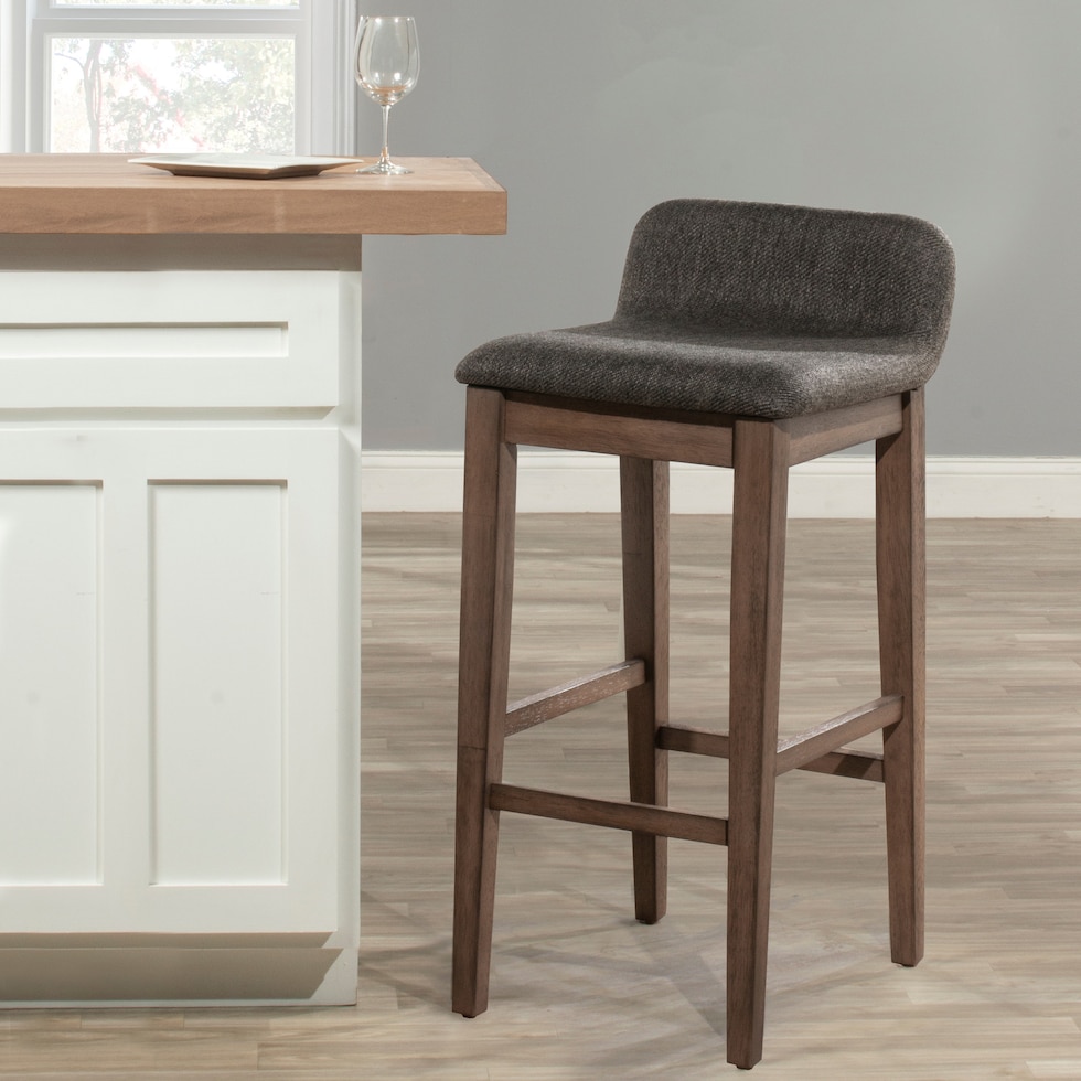 chad gray counter height stool   