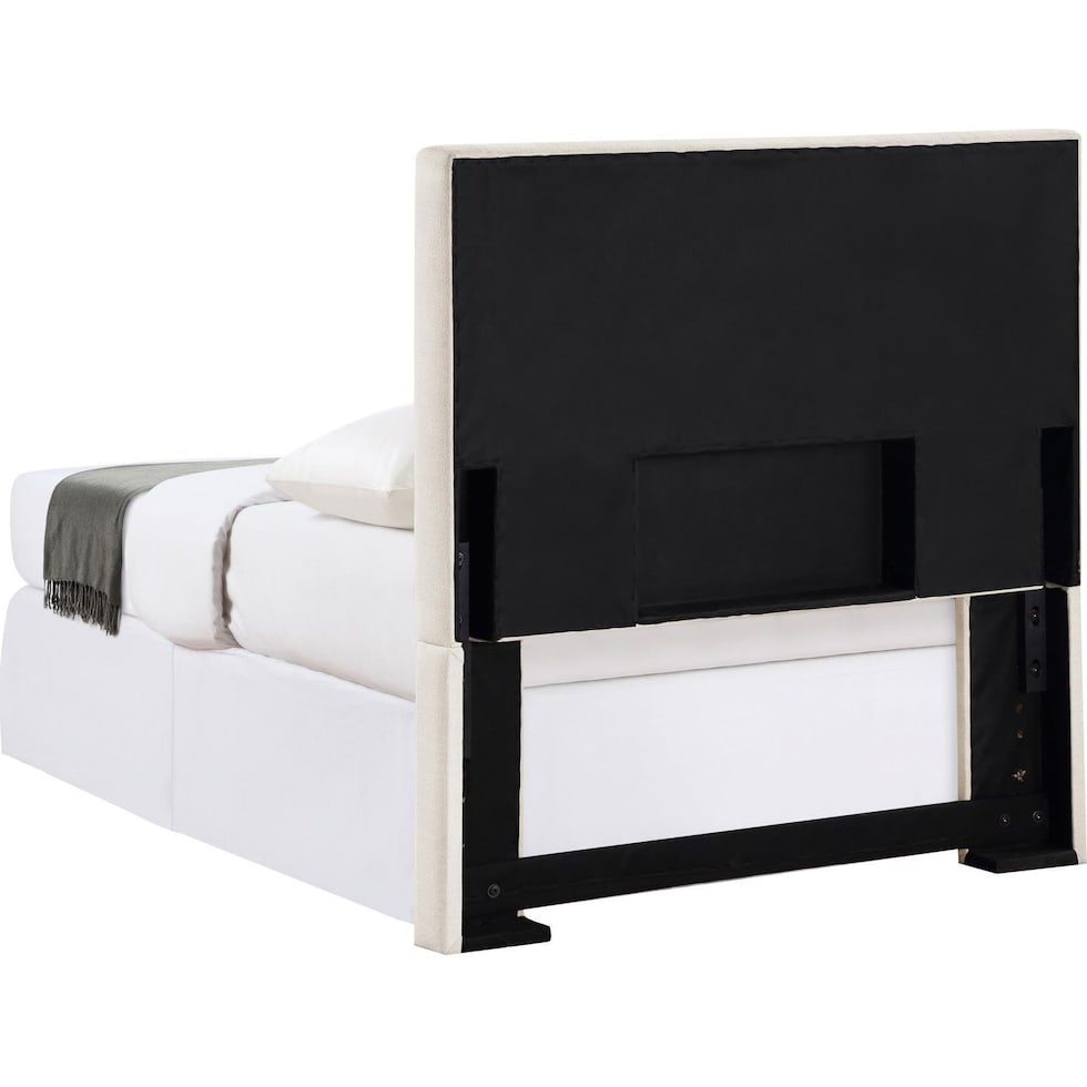 chami neutral twin headboard   