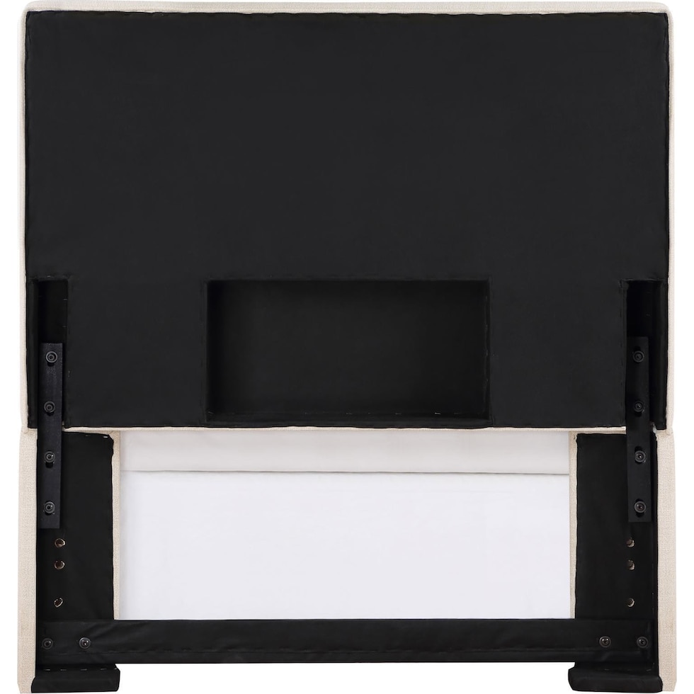 chami neutral twin headboard   