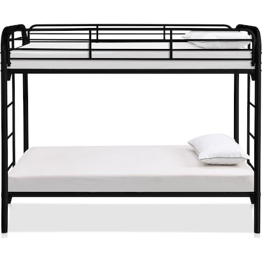Champ Twin over Twin Bunk Bed - Black