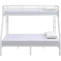 champ white twin over full bunk bed   