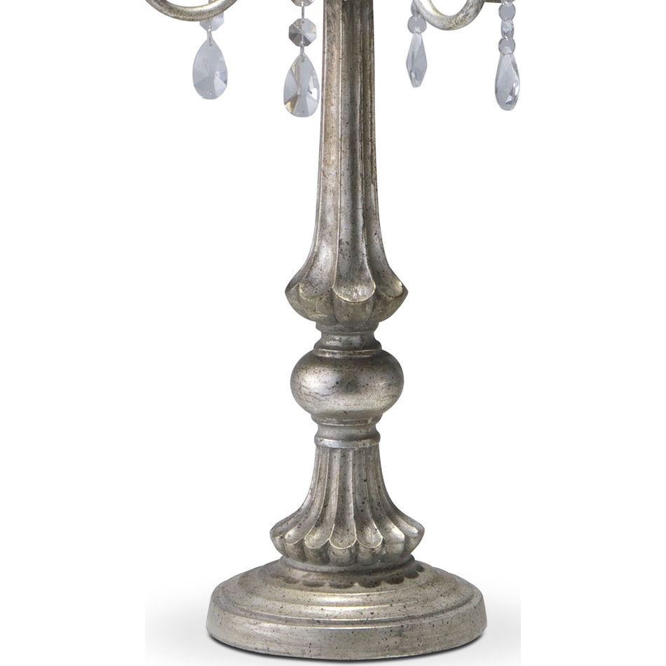 chandelier silver table lamp   