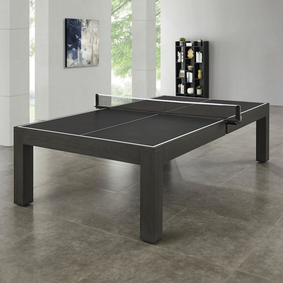 channing dark brown gaming table   