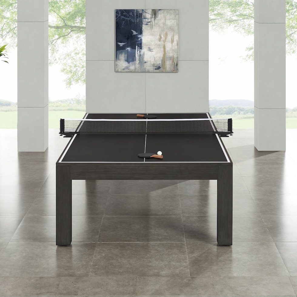 channing dark brown gaming table   