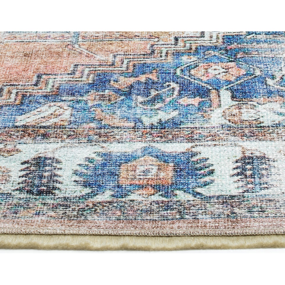 channing multicolor area rug  x    