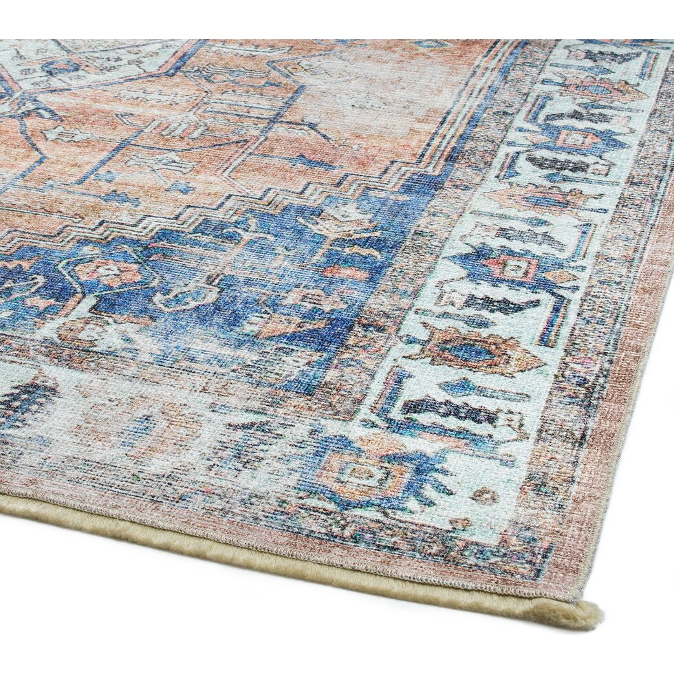 channing multicolor area rug  x    