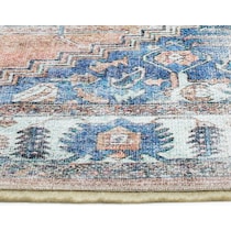 channing multicolor area rug  x    