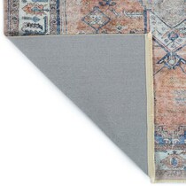 channing multicolor area rug  x    
