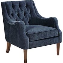 chantal blue accent chair   
