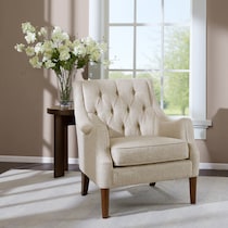chantal gray accent chair   