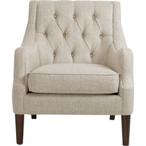 chantal gray accent chair   