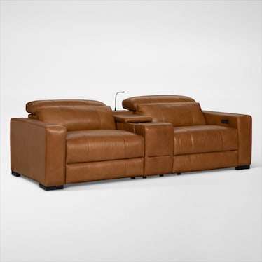 Chapman 3-Piece Dual-Power Reclining Loveseat with Console