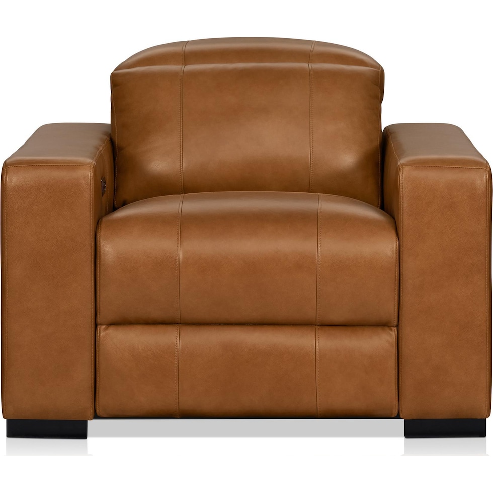 chapman dark brown recliner   