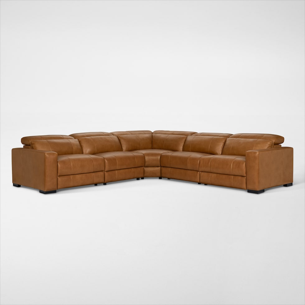 chapman dark brown sectional web   