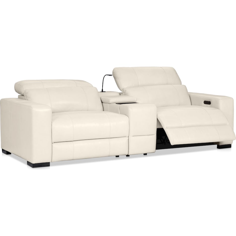 chapman white loveseat   