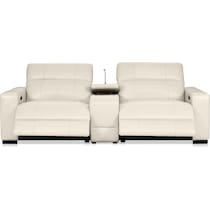 chapman white loveseat   