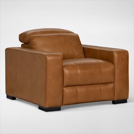 Chapman Dual-Power Recliner - Saddle