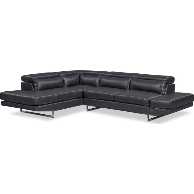 Living Room Furniture - Torino 2-Piece Sectional with Chaise