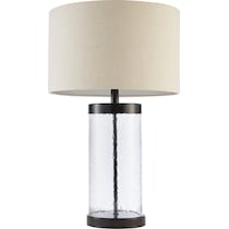 chardon glass table lamp   