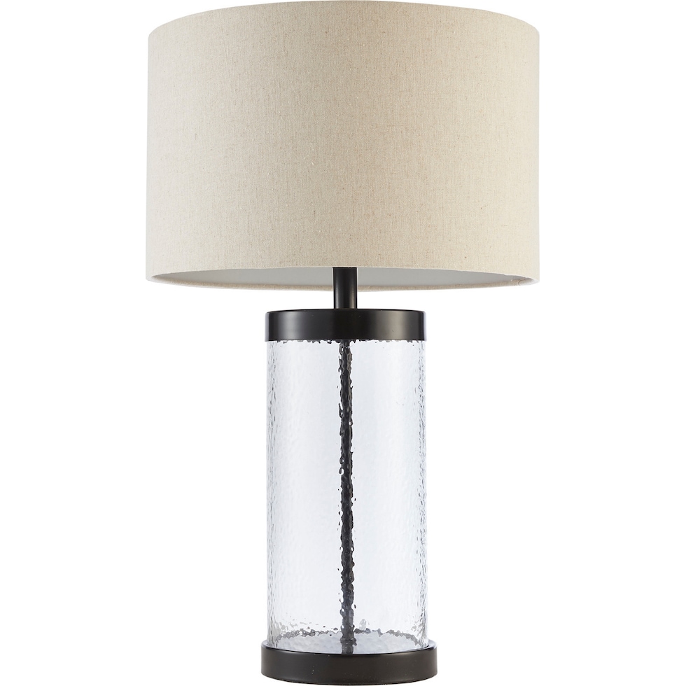 chardon glass table lamp   