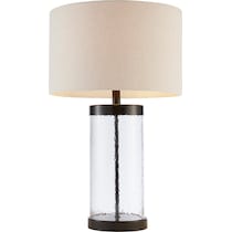 chardon glass table lamp   