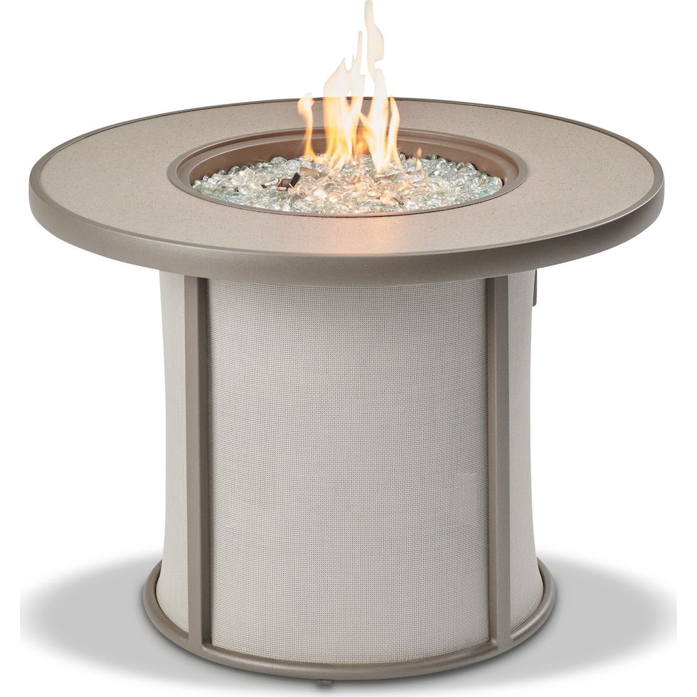 chardon gray fire pit   