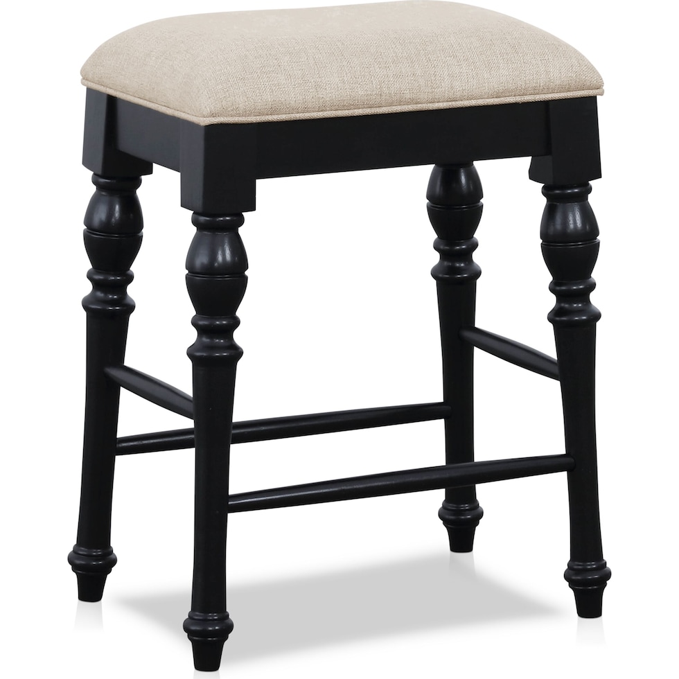 charleston black console table   