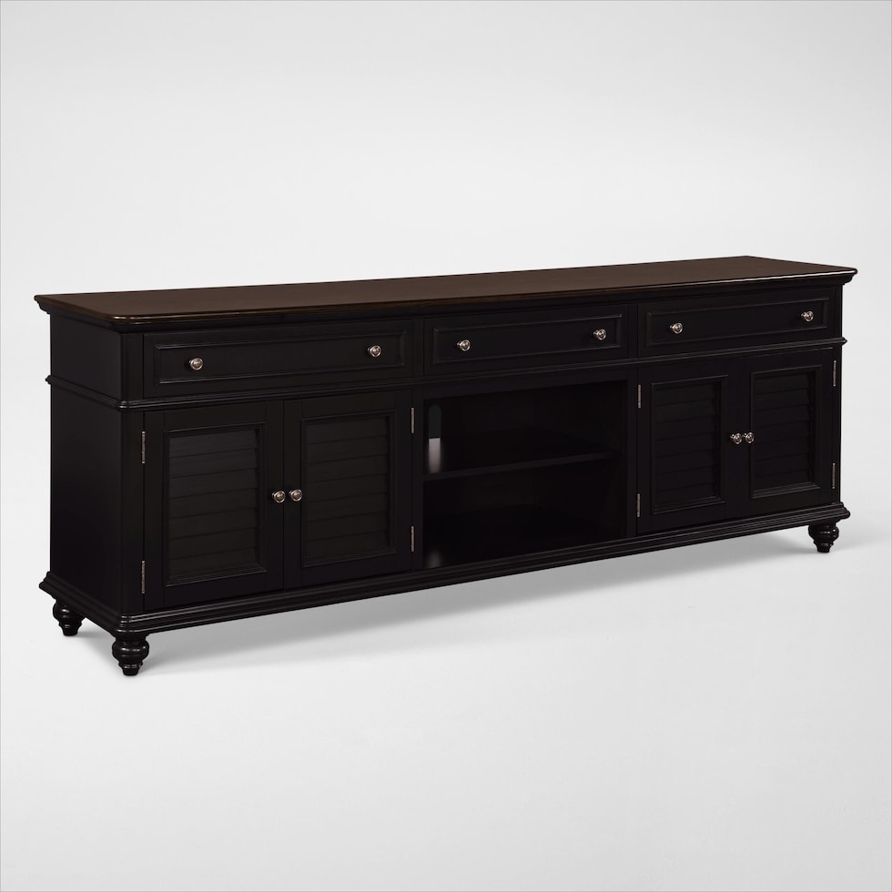 charleston black tv stand web   