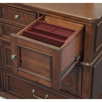 charleston dark brown  pc queen bedroom   