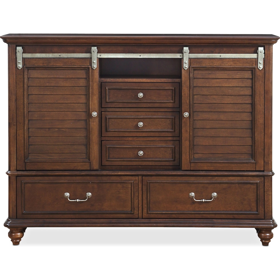 charleston dark brown gentlemans chest   